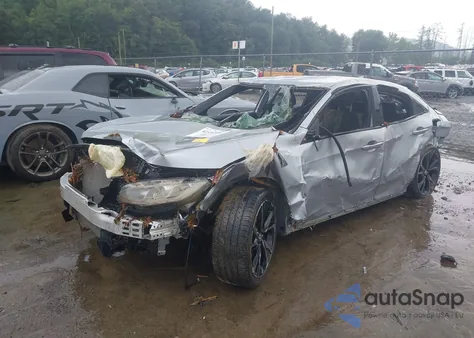 2018 Honda Civic Sport from USA, damaged, VIN SHHFK7H43JU419319